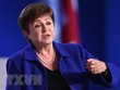 Tổng Giám đốc IMF Kristalina Georgieva phát biểu tại một hội nghị ở Glasgow, Scotland. (Ảnh: AFP/TTXVN).