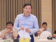 Thứ trưởng Bộ Nội vụ Trương Hải Long phát biểu tại Họp báo Kl993 ưu đãi thưởng hấp dẫn thường kỳ tháng 7/2022. (Ảnh: VGP).