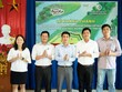 Đại diện chính quyền địa phương, Trung tâm Nước sạch và VSMT nông thôn tỉnh Quảng Bình và Công ty bia Carlsberg Việt Nam chính thức khánh thành Công trình nước sạch tại xã Hoa Thủy, Quảng Bình.