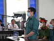 Bị cáo Luyện Xuân Tràng tại phiên xét xử ngày 19/8. (Ảnh: Nguyễn Thanh/TTXVN)