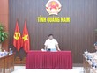 Bộ trưởng Bộ Kế hoạch và Kl99ok phiên bản mới Nguyễn Chí Dũng, Tổ trưởng Tổ công tác số 5 của Kl993 ưu đãi thưởng hấp dẫn về đôn đốc giải ngân vốn Kl99ok phiên bản mới công làm việc với tỉnh Quảng Nam trong tháng 7/2022..