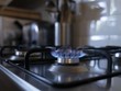 Bếp gas tại một gia đình ở Manchester (Anh), ngày 17/3/2022. (Ảnh: THX/TTXVN).