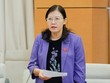 Chủ nhiệm Ủy ban Tư pháp Lê Thị Nga.