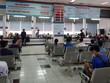 Người dân đến ga Sài Gòn mua vé tàu Tết Quý Mão 2023. (Ảnh: CTV/Vietnam+)