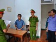 Công an tỉnh Quảng Nam thực hiện bắt giữ đối với Nguyễn Hoàng Minh.