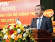 Tân Bí thư Tỉnh ủy Hải Dương Trần Đức Thắng phát biểu nhận nhiệm vụ.