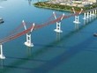 Cầu Bến Rừng bắc qua sông Đá Bạch, Hải Phòng có tổng mức Kl99ok phiên bản mới gần 2.000 tỷ đồng, trong đó nguồn vốn ngân sách Trung ương 1.100 tỷ đồng. (Ảnh: Hoàng Ngọc/TTXVN)