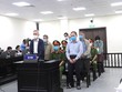 Các bị cáo tại toà.