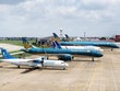 Máy bay của các hãng hàng không tại sân bay Nội Bài.