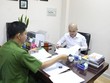 Cơ quan điều tra làm việc với Nguyễn Thái Luyện tháng 9/2019. (Nguồn: Công an Thành phố Hồ Chí Minh).