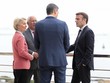 Lãnh đạo Pháp, Tây Ban Nha, Bồ Đào Nha và EU tại Thượng đỉnh Địa Trung Hải. Ảnh: El Pais
