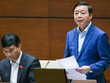 Dự án Luật Đất đai (sửa đổi) được trình Quốc hội cho ý kiến lần đầu tại Kỳ họp thứ 4 cuối năm 2022. Trong ảnh: Ông Trần Hồng Hà - Bộ trưởng Bộ TN-MT - cơ quan chủ trì soạn thảo, giải trình các vấn đề đại biểu đặt ra tại nghị trường.