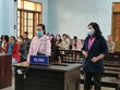 Các bị cáo tại phiên tòa.