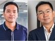 Ông Lê Hồng Minh (trái) và tân Chủ tịch HĐQT Võ Sỹ Nhân. (Nguồn: VNG).