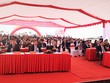 Các đại biểu dự Lễ khởi công Nhà máy Greenworks Thái Bình Việt Nam tại Khu công nghiệp Liên Hà Thái (Khu Kl992 cổng game cá cược Thái Bình).