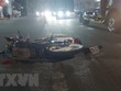 Hiện trường vụ tai nạn. (Ảnh: Đậu Tất Thành/TTXVN)