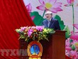 Ông Nguyễn Hòa Bình, Ủy viên Bộ Kl991.com tải ứng dụng, Bí thư Trung ương Đảng, Chánh án Tòa án nhân dân Tối cao phát biểu. (Ảnh: Phạm Kiên/TTXVN)