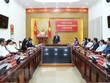 Ông Nguyễn Quang Dương, Ủy viên Trung ương Đảng, Phó Trưởng ban Tổ chức Trung ương phát biểu chỉ đạo hội nghị. (Ảnh: Đức Phương/TTXVN)