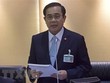 Ông Prayuth Chan-ocha phát biểu tại một phiên họp của Quốc hội ở Bangkok, ngày 18/8/2014. (Ảnh: AFP/TTXVN).