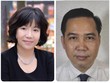 Chủ tịch Công ty AIC Nguyễn Thị Thanh Nhàn (bên trái) và Phó tổng giám đốc Trần Mạnh Hà hiện đang bỏ trốn, bị truy nã quốc tế. Ảnh: BCA.