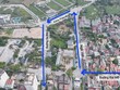 Phương án dự kiến tổ chức nút giao Sa Đôi-Đại Mỗ: ôtô rẽ phải vào ngõ 169 Đại Mỗ, qua dự án thi công đường 70 kéo dài sau đó đi thẳng qua nút giao về hướng Đại lộ Thăng Long. (Ảnh: Báo Kl992 cổng game cá cược & Đô thị)