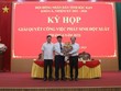 Tân Phó Chủ tịch UBND tỉnh Bắc Kạn Nông Quang Nhất (đứng giữa).
