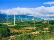 Hình ảnh trụ điện gió tại Dự án Nhà máy điện gió Gelex 1,2,3 tại Quảng Trị.