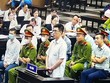 Bị cáo Nguyễn Quang Linh khai báo trước Hội đồng xét xử.