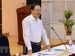 Thứ trưởng Bộ Tài nguyên và Môi trường Lê Minh Ngân phát biểu tại hội thảo. (Ảnh: Hồng Giang/TTXVN)
