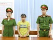 Đối tượng Hoàng Thị Thảo tại cơ quan Công an. (Nguồn: báo Công an Nhân dân).