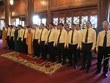Lãnh đạo Tỉnh ủy, HĐND, UBND tỉnh, Ủy ban MTTQ tỉnh Thái Bình và các đại biểu dâng hương tưởng niệm tại Đền thờ Liệt sĩ tỉnh Thái Bình.