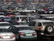Xe ôtô của Toyota Nhật Bản tại trung tâm phân phối xe của hãng ở cảng Long Beach, Mỹ. (Ảnh: Getty Images/TTXVN)