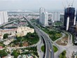 Vành đai 3, đoạn đường Phạm Văn Đồng nối với cầu Thăng Long. (Ảnh: Huy Hùng/TTXVN).