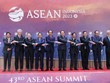 Thủ tướng Phạm Minh Chính và các Trưởng đoàn tham dự Phiên họp hẹp Hội nghị Cấp cao ASEAN lần thứ 43. (Ảnh: Dương Giang/TTXVN)