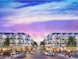 Phối cảnh phố đi bộ kết hợp thương mại của khu đô thị Estella City.