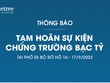 99Kl99 link đăng nhập Pinetree tạm hoãn sự kiện Chứng trường Bạc tỷ tại phố đi bộ