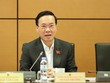 Chủ tịch nước Võ Văn Thưởng phát biểu tại tổ. Ảnh Duy Linh.