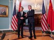 Ngoại trưởng Trung Quốc Vương Nghị và Ngoại trưởng Mỹ Antony Blinken. Ảnh: Reuters.
