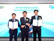Các lãnh đạo cấp cao của FPT và SAP Japan tại lễ ra mắt dự án.
