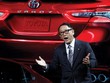 Ông Akio Toyoda, Giám đốc điều hành Toyota phát biểu tại một hội nghị ngành ô tô tại Mỹ
