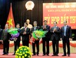 Lãnh đạo Tỉnh ủy Phú Thọ chúc mừng các ông: Bùi Minh Châu, Bùi Văn Quang được bầu giữ chức Chủ tịch UBND, Phó Chủ tịch UBND tỉnh. Ảnh Báo Phú Thọ