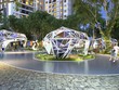 Quảng trường Sapphire tinh tế với những tác phẩm garden décor độc đáo