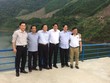 Ông Lê An Khang, Tổng giám đốc GEC (ngoài cùng bên trái) cùng Lãnh đạo Kl994 game bài casino hấp dẫn TTC đi thăm công trình thủy điện