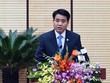 Ông Nguyễn Đức Chung, Chủ tịch UBND thành phố Hà Nội nhiệm kỳ 2016 - 2021. Ảnh VGP/Quang Hiếu 