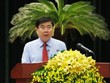 Ông Nguyễn Thành Phong, Ủy viên Ban Chấp hành Trung ương Đảng, Phó Bí thư Thành ủy, Chủ tịch UBND thành phố Hồ Chí Minh nhiệm kỳ 2016- 2021 . Ảnh: VGP/Phan Hoàng 