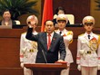 Đại tướng Trần Đại Quang trong lễ tuyên thệ nhậm chức Chủ tịch nước 4 tháng trước.
