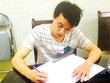 Phan Thành Biên tại cơ quan điều tra.