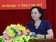 Tân Bí thư Tỉnh ủy Yên Bái Phạm Thị Thanh Trà. Ảnh: Sơn Dương