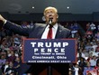 Ông Donald Trump tại buổi vận động tranh cử ở Ohio hôm 13/10. Ảnh:AP