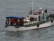 Chiếc tàu tham gia nhiệm vụ tìm kiếm thi thể các nạn nhân. Ảnh: Sputnik